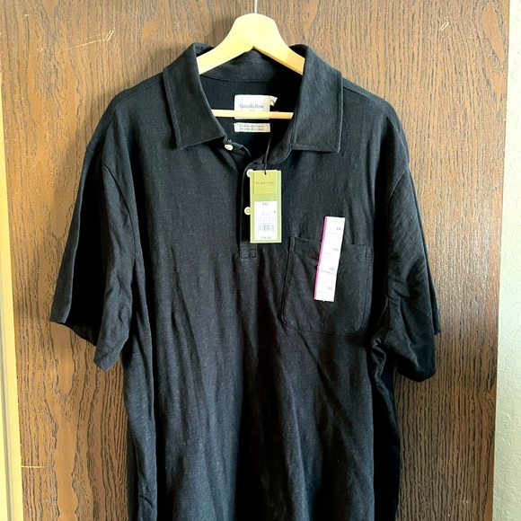 Goodfellow Black Polo - Picture 2 of 3